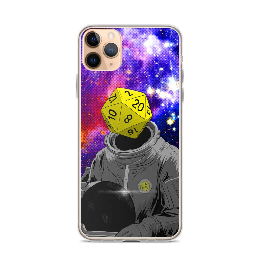 "d20 Astronaut" iPhone Case