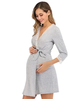 "Dreamy Lace Bump"  Maternity Dress