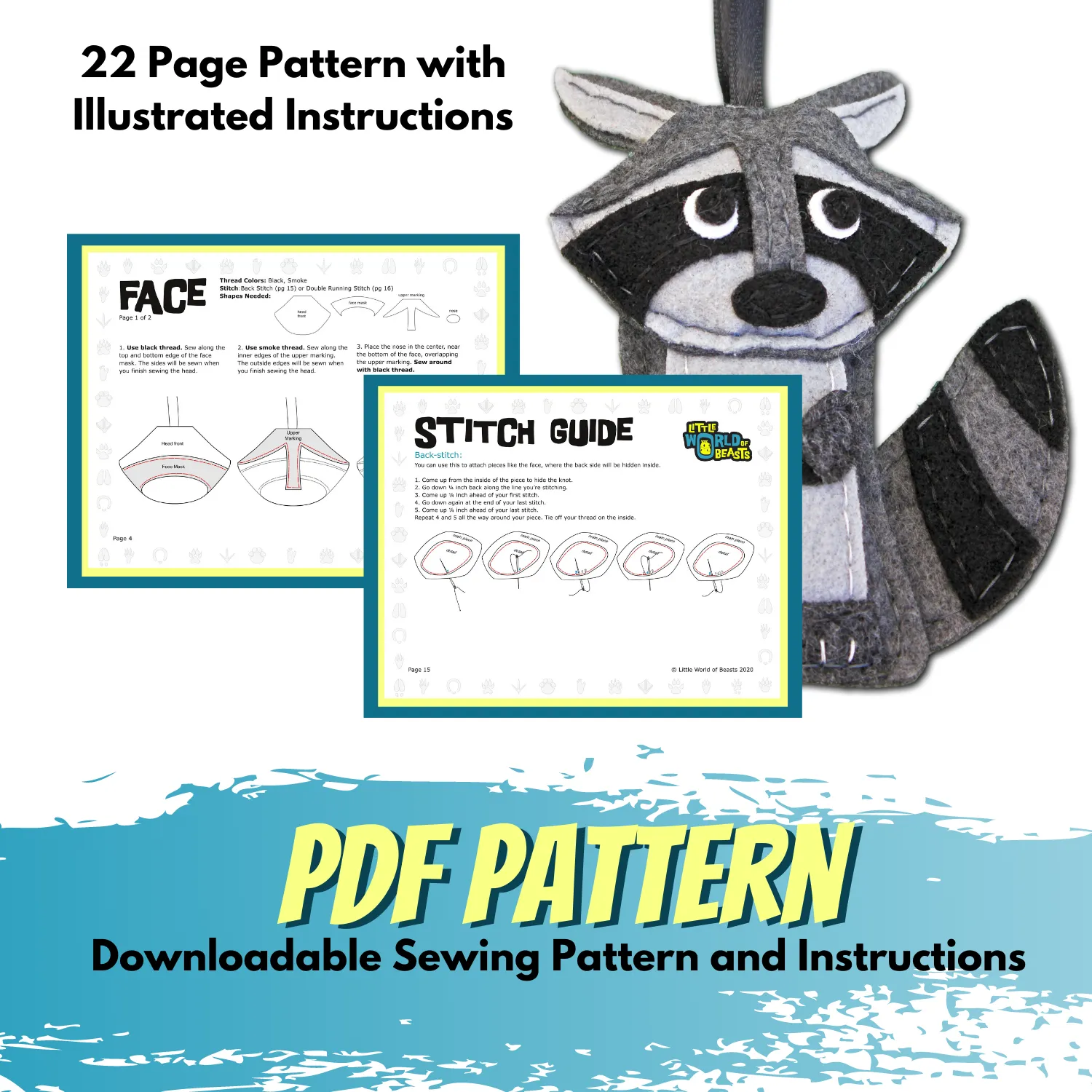 Raccoon – Pattern
