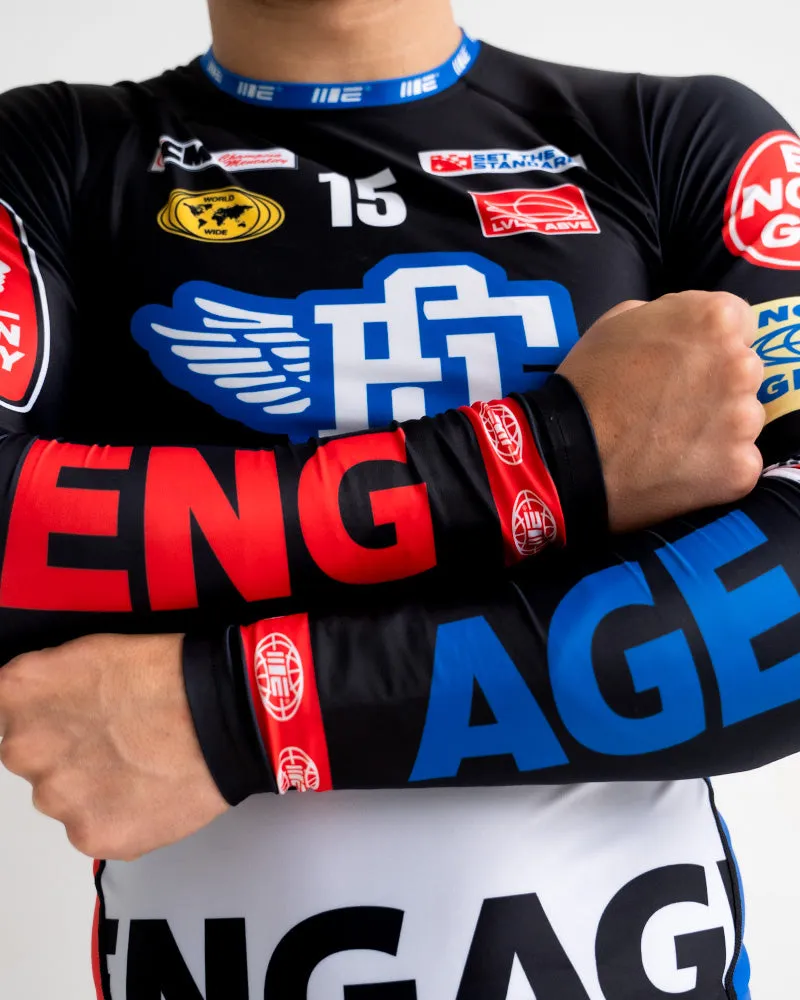 Racer (Black) Long Sleeve Rash Guard