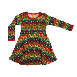 Radish Bold Stripe Long Sleeve Skater Dress [only 9-10 & 10-11 Years left]