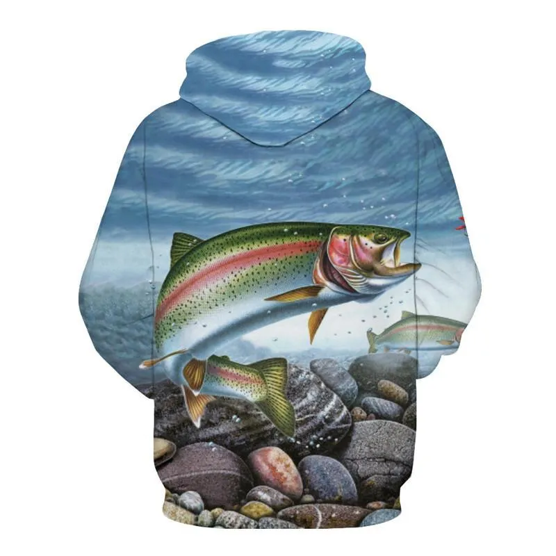 Rainbow Trout Fishing Hoodie