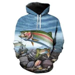 Rainbow Trout Fishing Hoodie