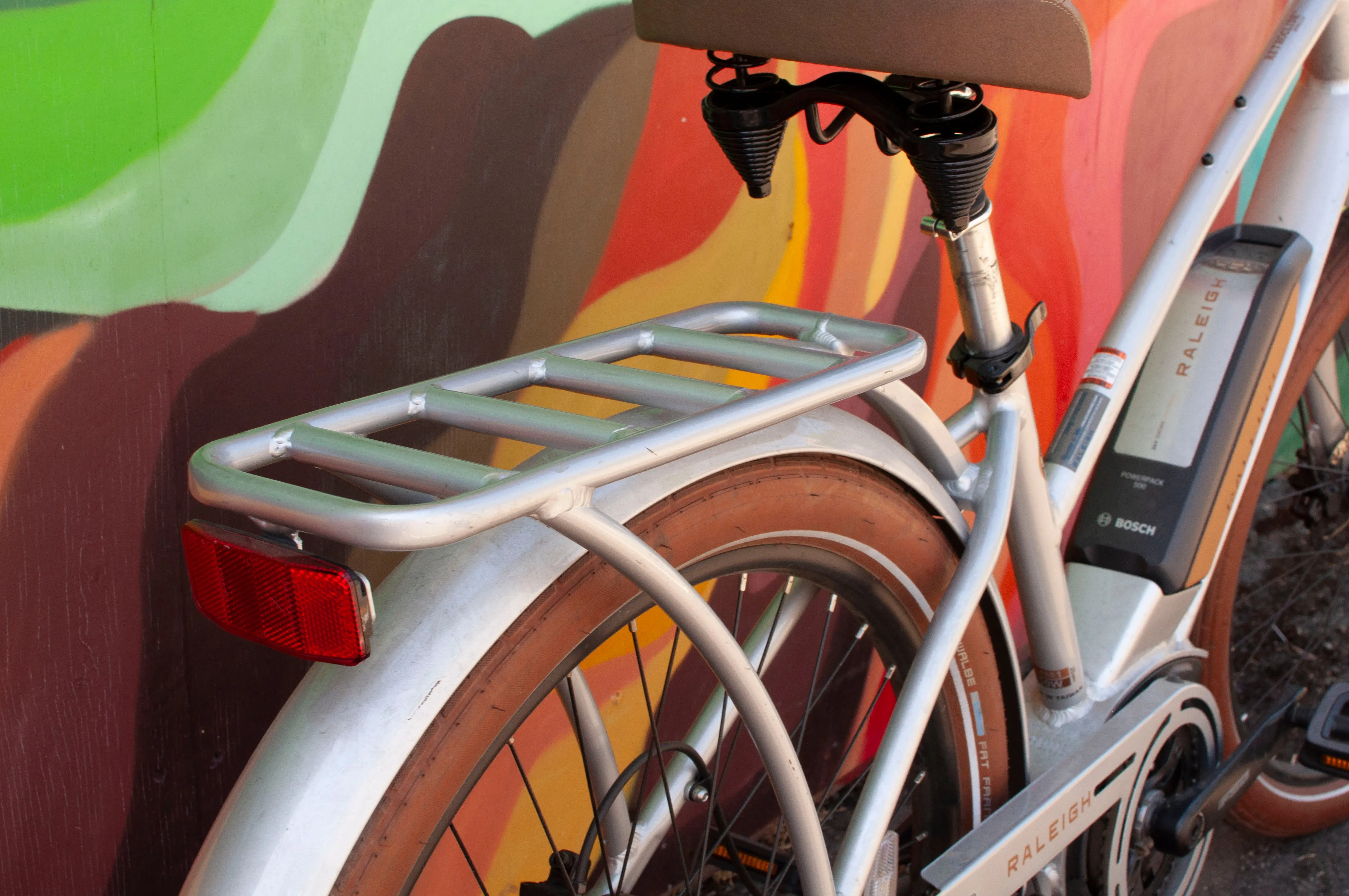 Raleigh Retroglide E-Bike, Silver, 46cm