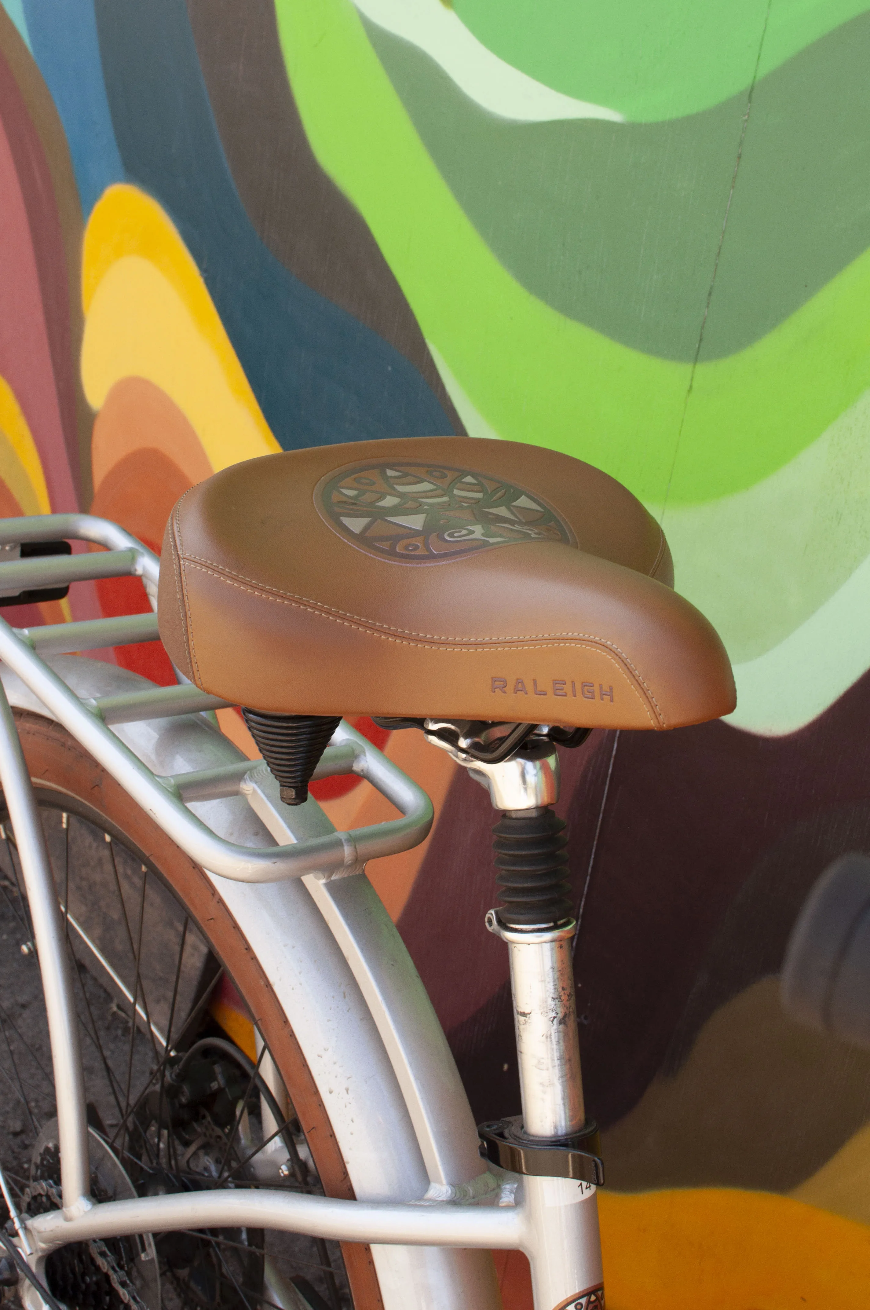 Raleigh Retroglide E-Bike, Silver, 46cm