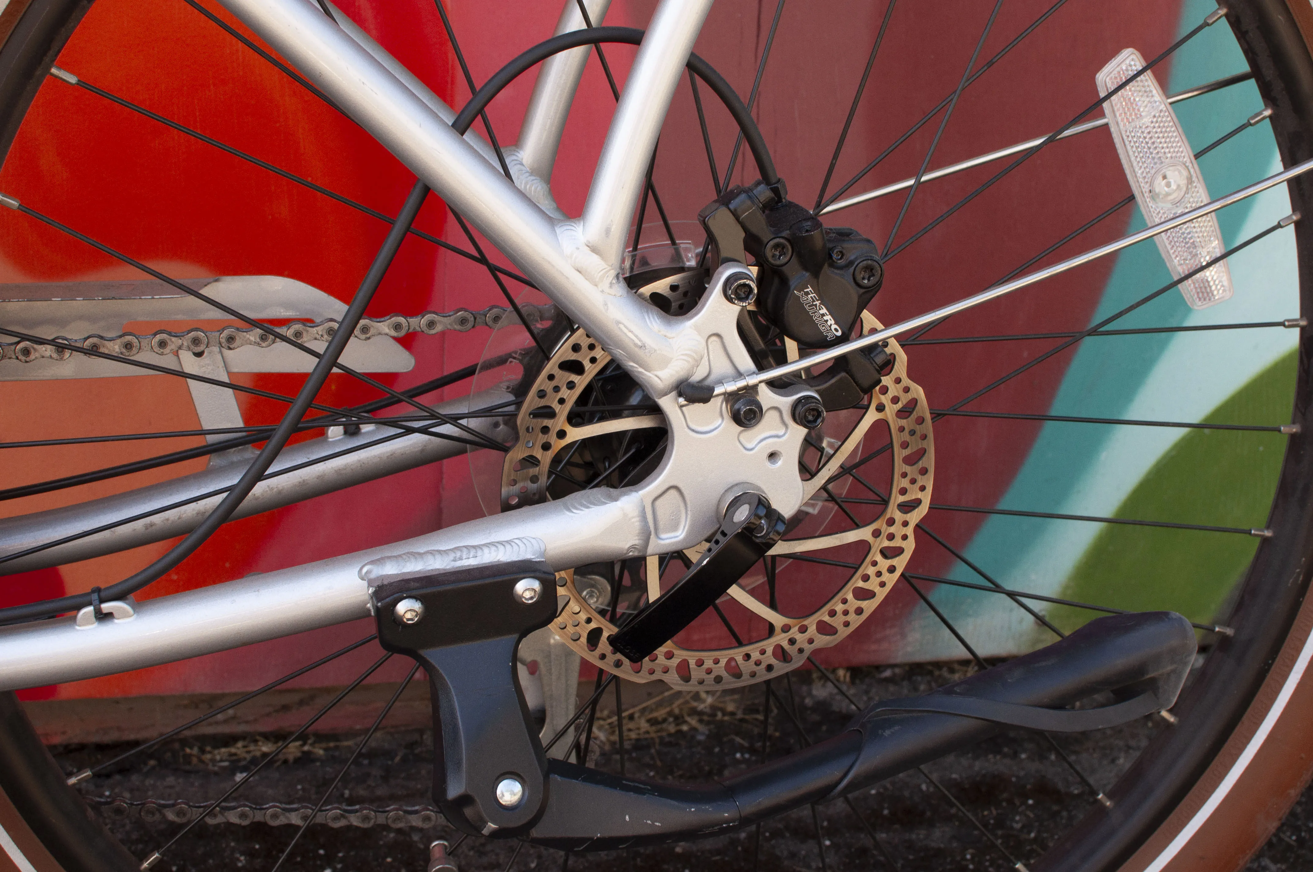 Raleigh Retroglide E-Bike, Silver, 46cm