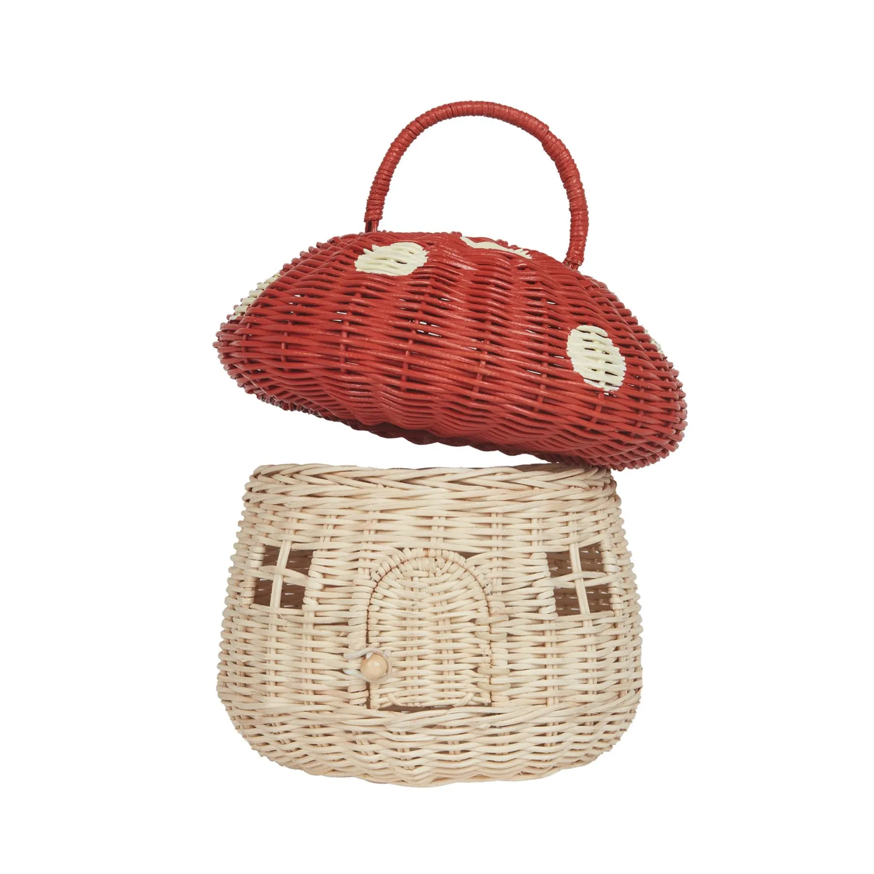Rattan Mushroom Basket
