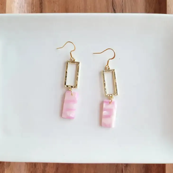 Raya Earrings- Bubblegum Pink