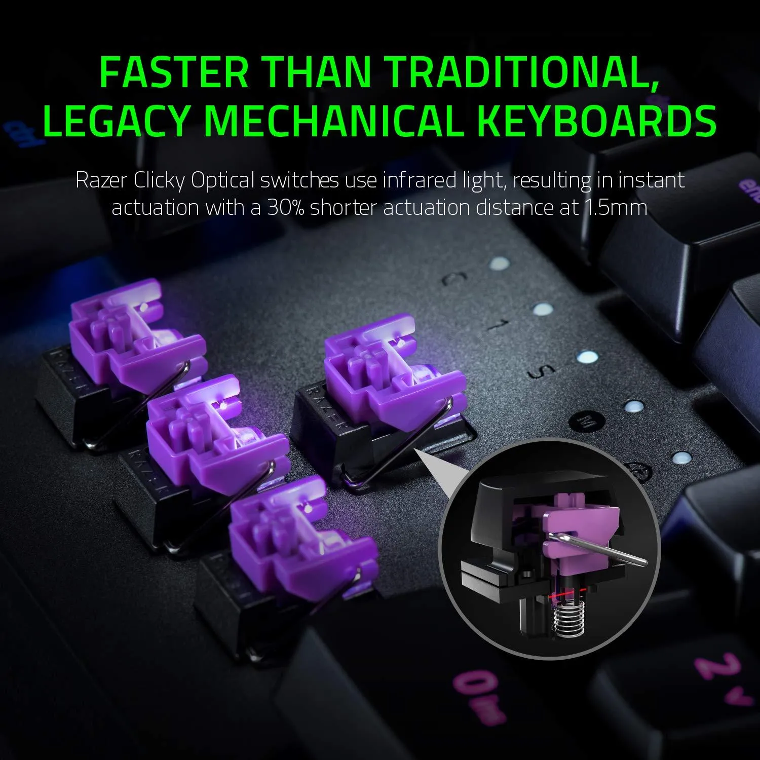 Razer Huntsman Elite OPTO - Mechanical Gaming Keyboard