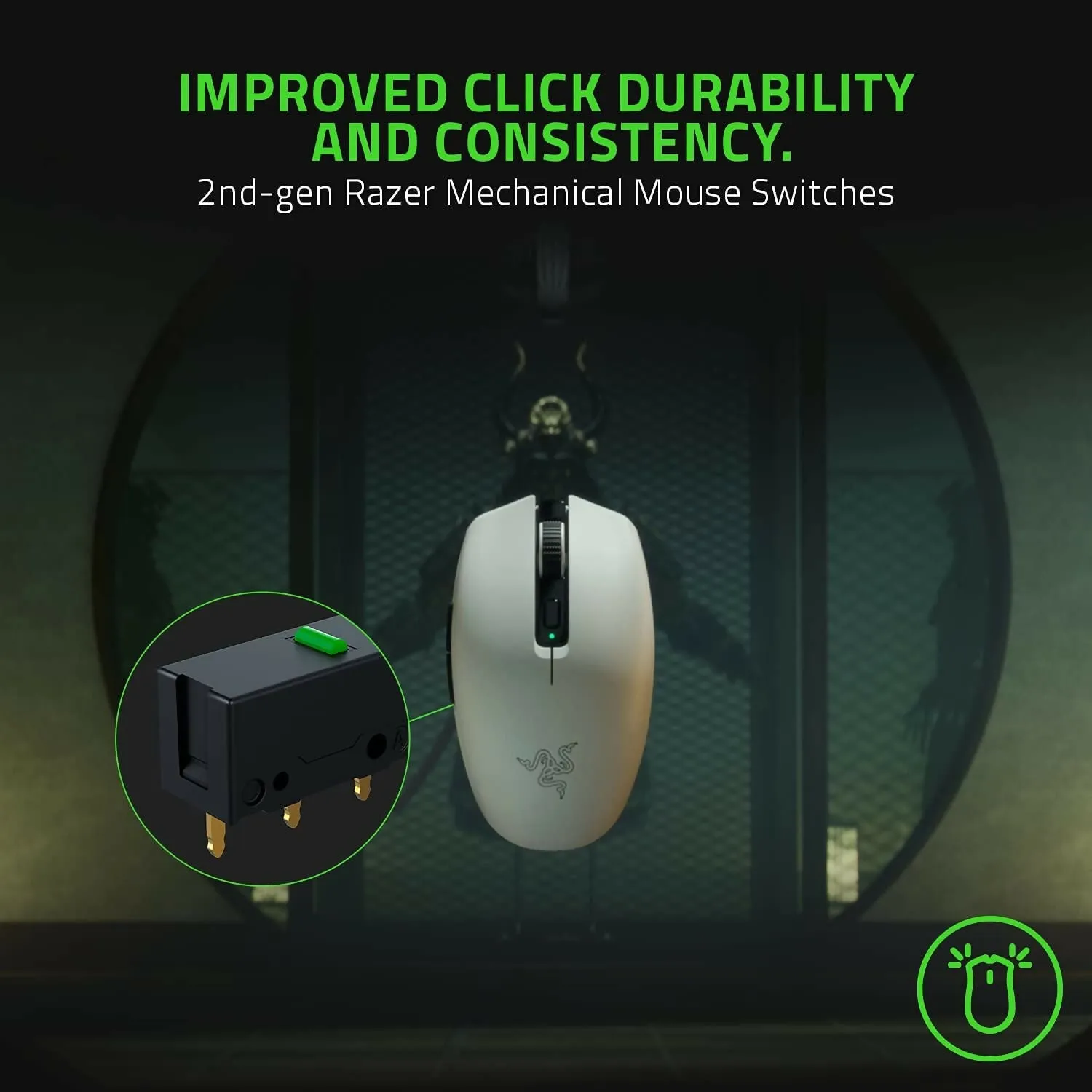 Razer Orochi V2 Wireless Gaming Mouse: Ultra Lightweight / 2 Wireless Modes / Up to 950hrs Battery Life / Mechanical Mouse Switches / 5G Advanced 18K DPI Optical Sensor.