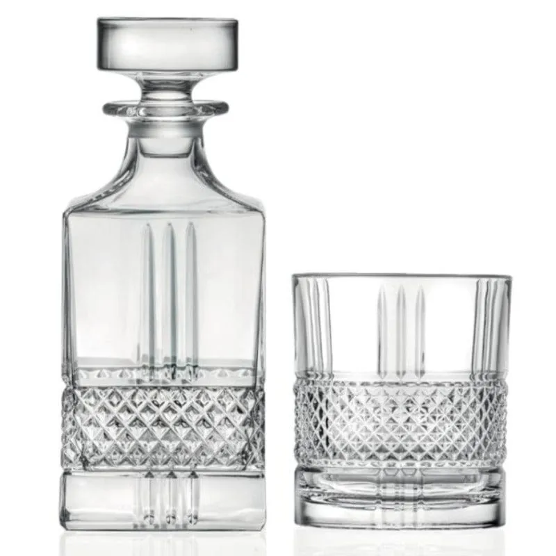 RCR Brilliante Crystal Whisky Set Of 7