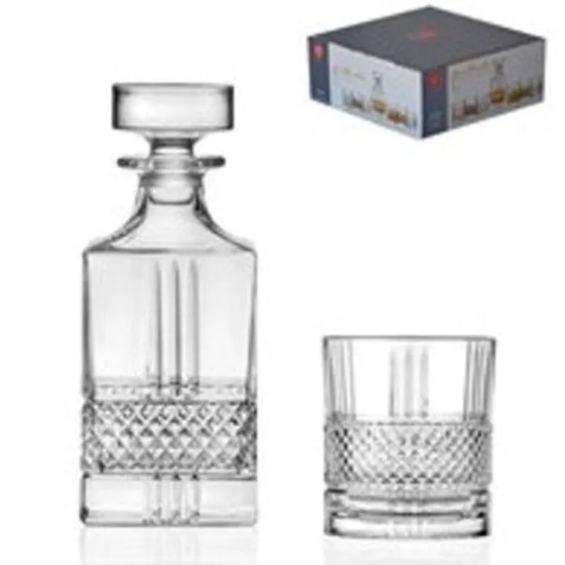 RCR Brilliante Crystal Whisky Set Of 7