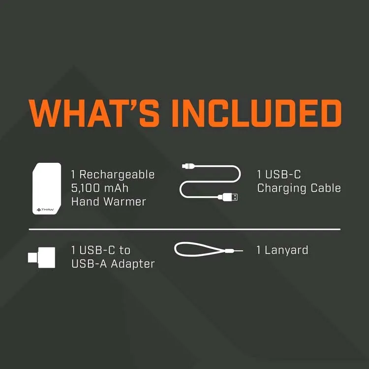Rechargeable 5k Hand Warmer With Integrated Flashlight