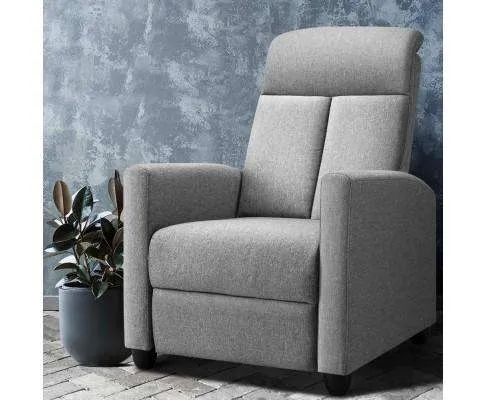 Recliner Chair Luxury Lounge Sofa Single Armchair Padded Accent Chairs