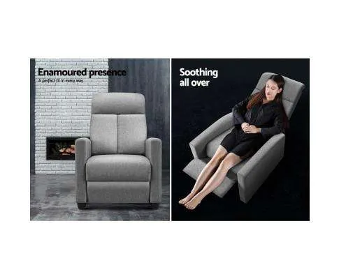 Recliner Chair Luxury Lounge Sofa Single Armchair Padded Accent Chairs