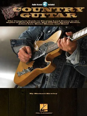 RED HOT COUNTRY GUITAR BK/CD