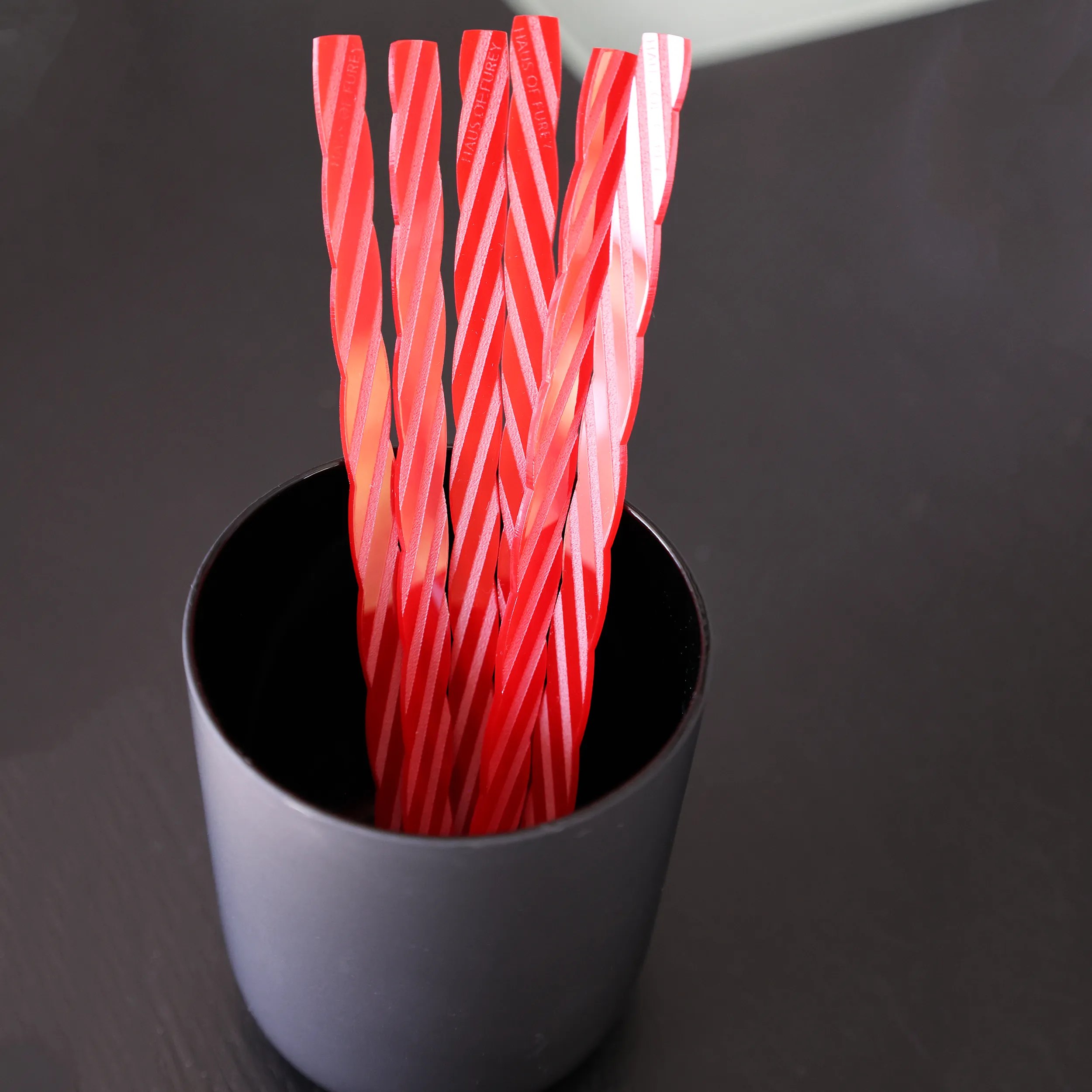 RED LICORICE STICK STIRRERS