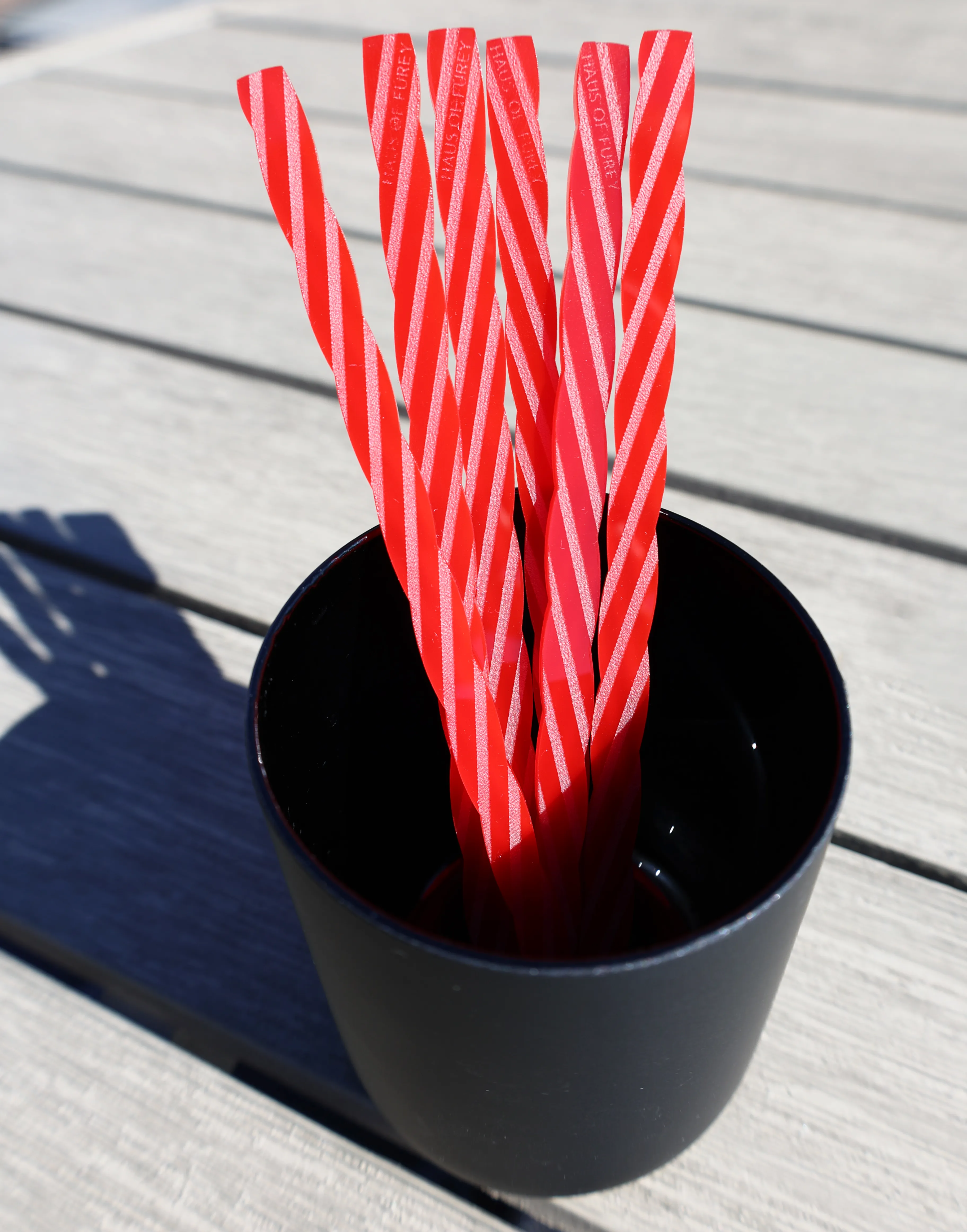 RED LICORICE STICK STIRRERS