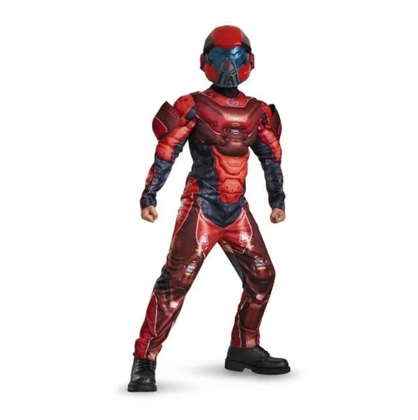 Red Spartan Classic Muscle Costume
