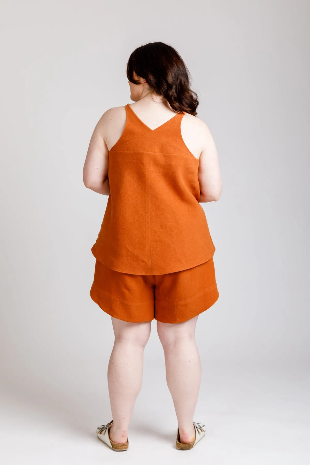 Reef Curve camisole & shorts set pattern