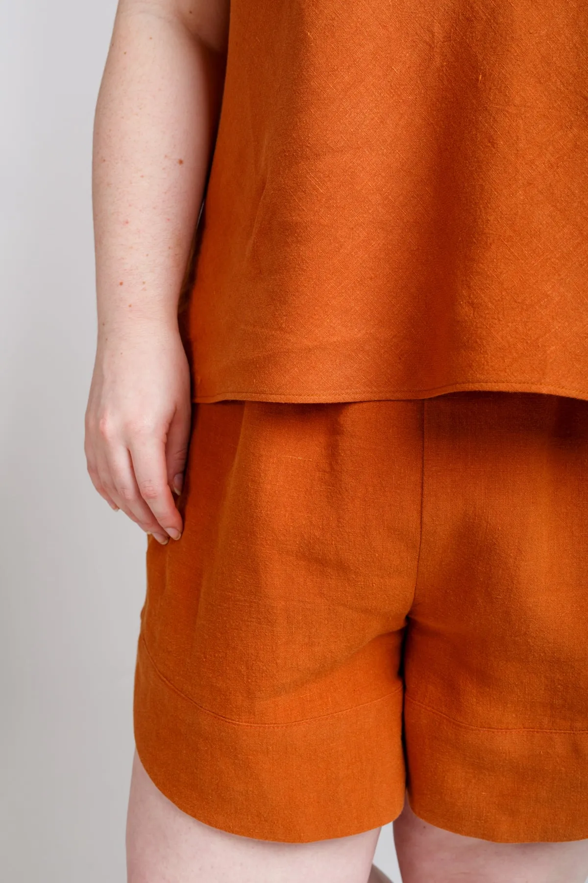 Reef Curve camisole & shorts set pattern