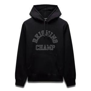 Reigning Champ Men Midweight Terry Arch Logo Hoodie Black White RC-3438-BLW