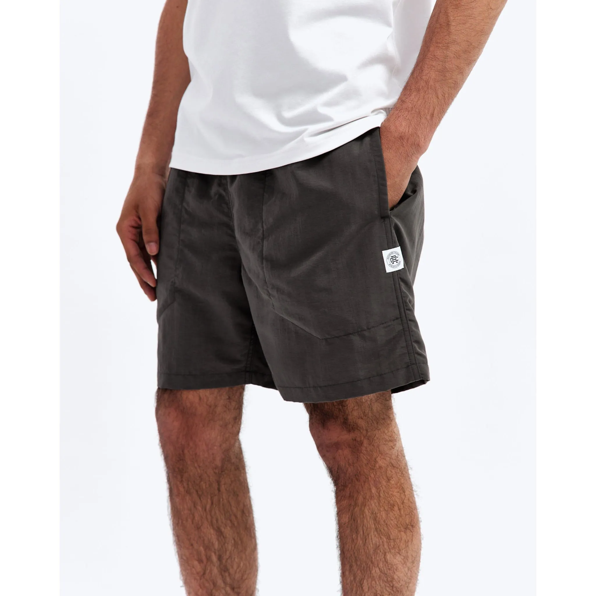 Reigning Champ Men Woven Classic Swim Short Charcoal RC-5414-CHA