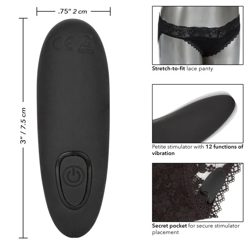 Remote Control Lace Panty Set - L/xl