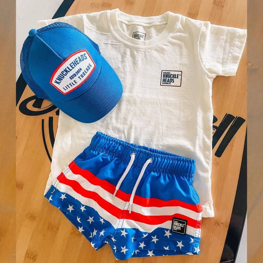 Retro Swim Shorts
