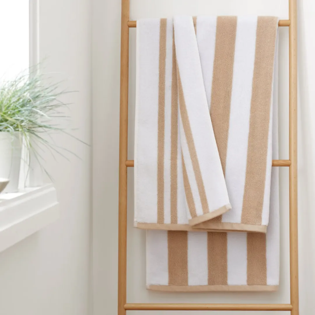 Reversible Stripe Jacquard Towel