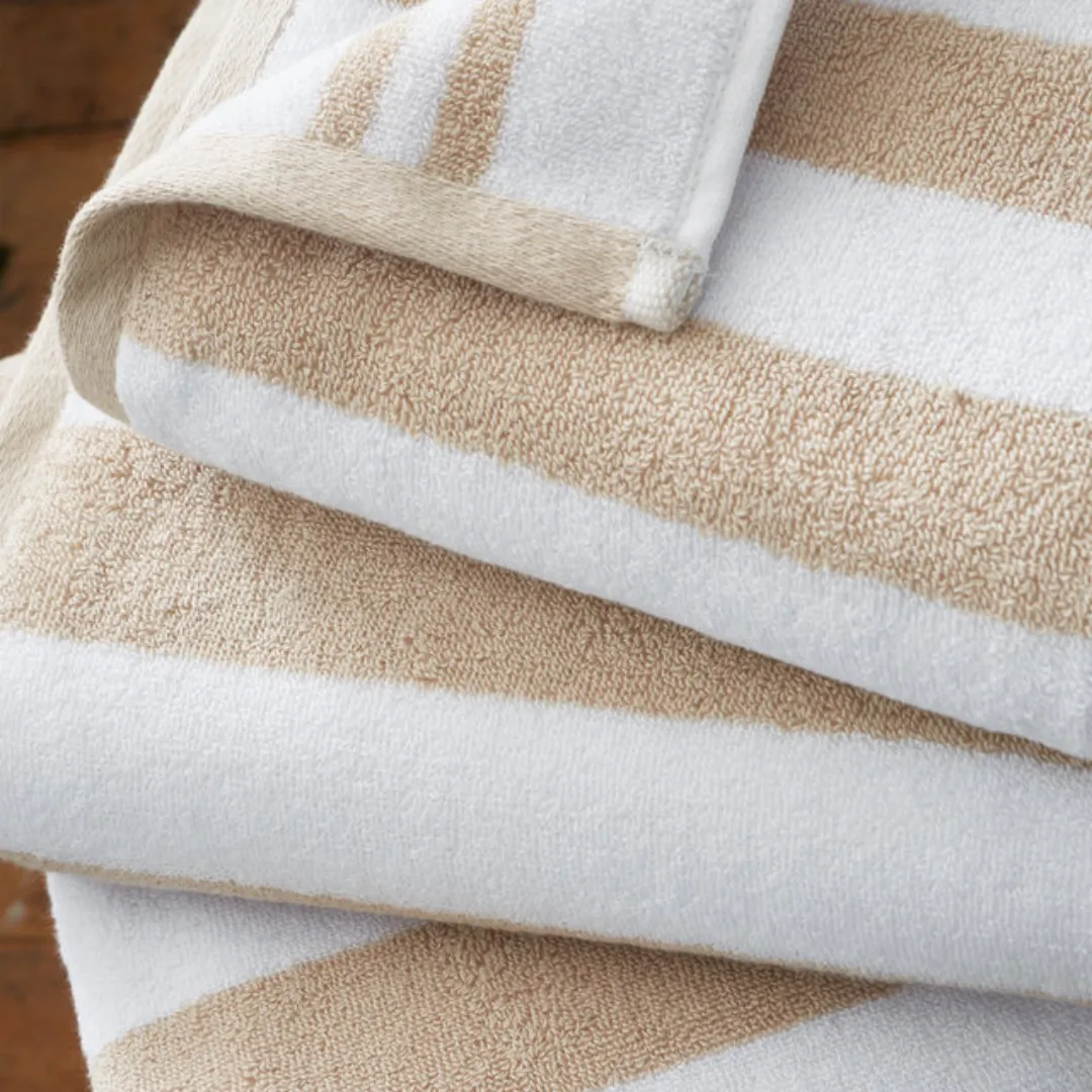 Reversible Stripe Jacquard Towel