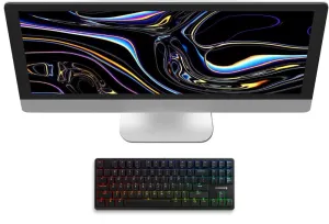 RGB Mechanical Keyboard with MX Red Silent Gold-Crosspoint Key switches