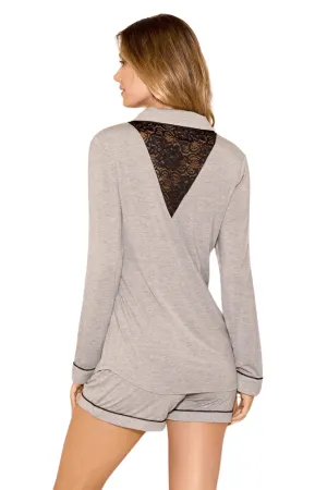 Rhea PJ Set - Gray