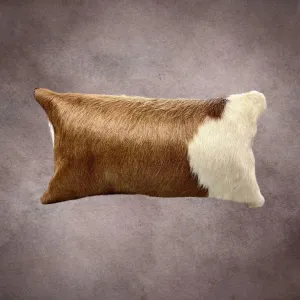 Rich Latte Cowhide Pillow Cover---PL026
