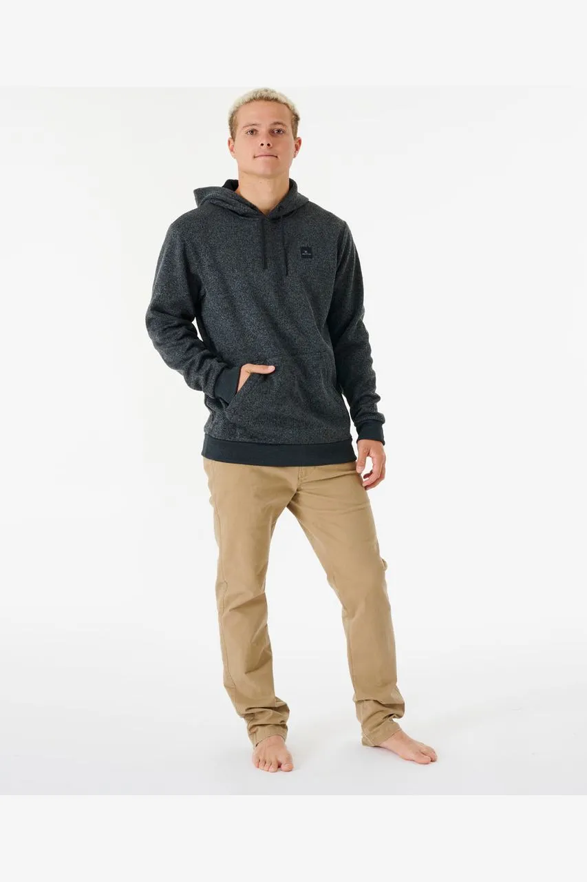RIP CURL ANTI SERIES CRESCENT HOOD - DARK GREY MARLE