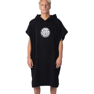 Rip Curl Icon Hooded Changing Towel  - Black