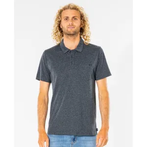 RIP CURLTOO EASY POLO BLACK MARLE
