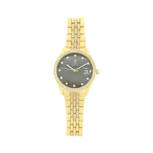 Roberto Carati Diana Crystal Black Face Ladies Watch M1023 BE-V6