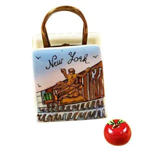 Rockefeller Shopping Bag w Apple