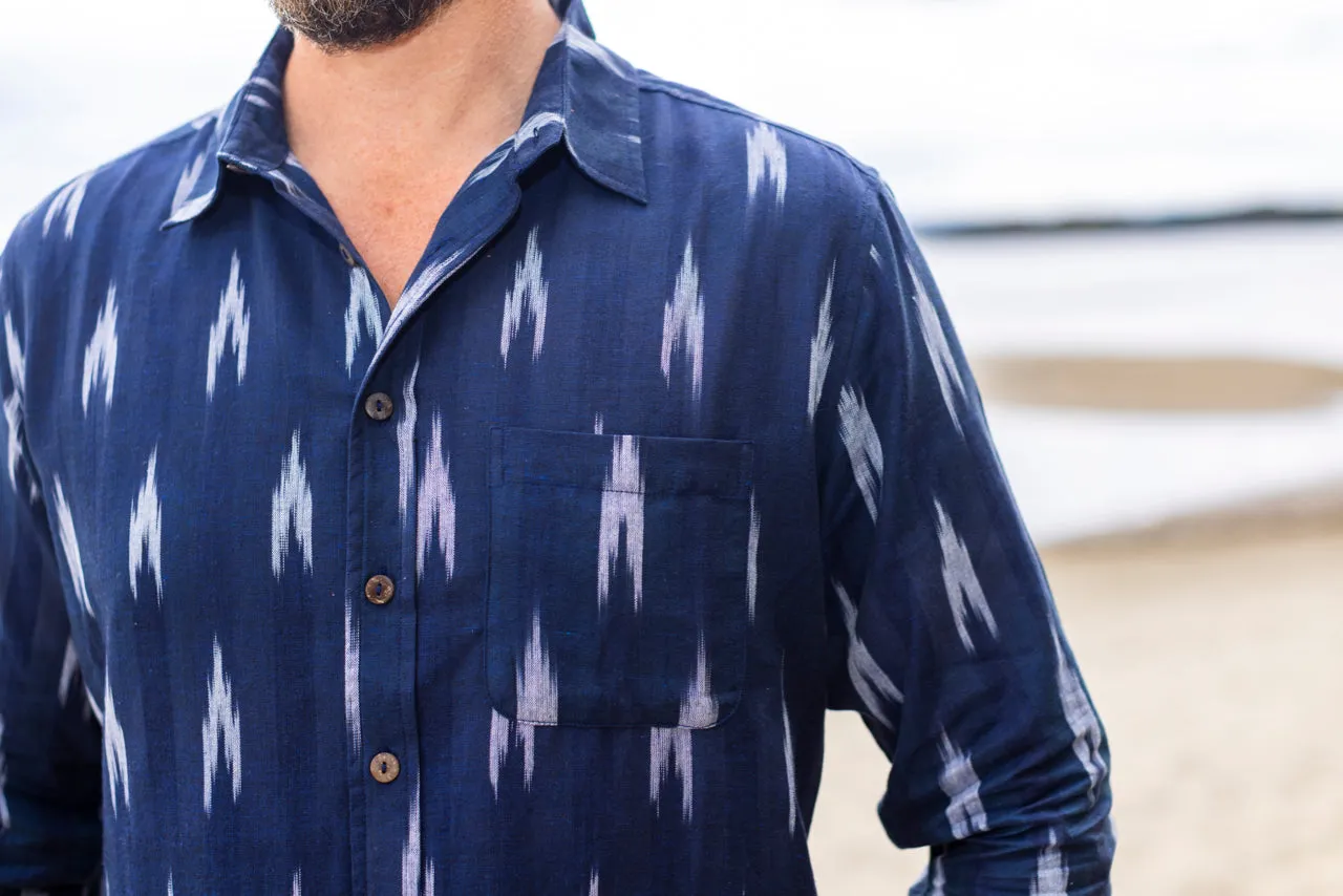 Rockets In Flight Ikat Shirt