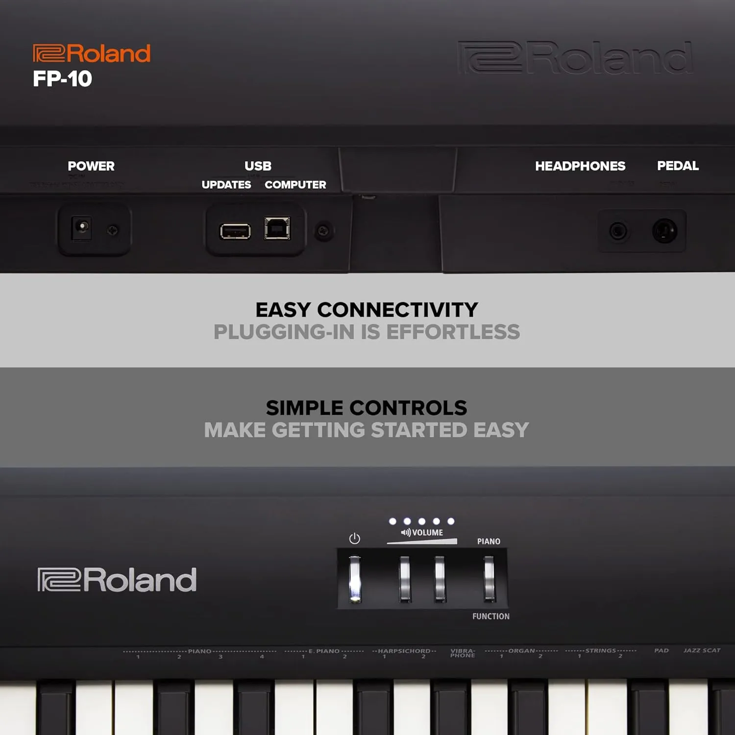 Roland FP10 BK Digital Piano