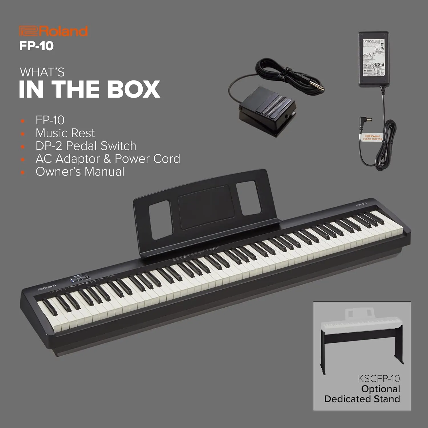 Roland FP10 BK Digital Piano