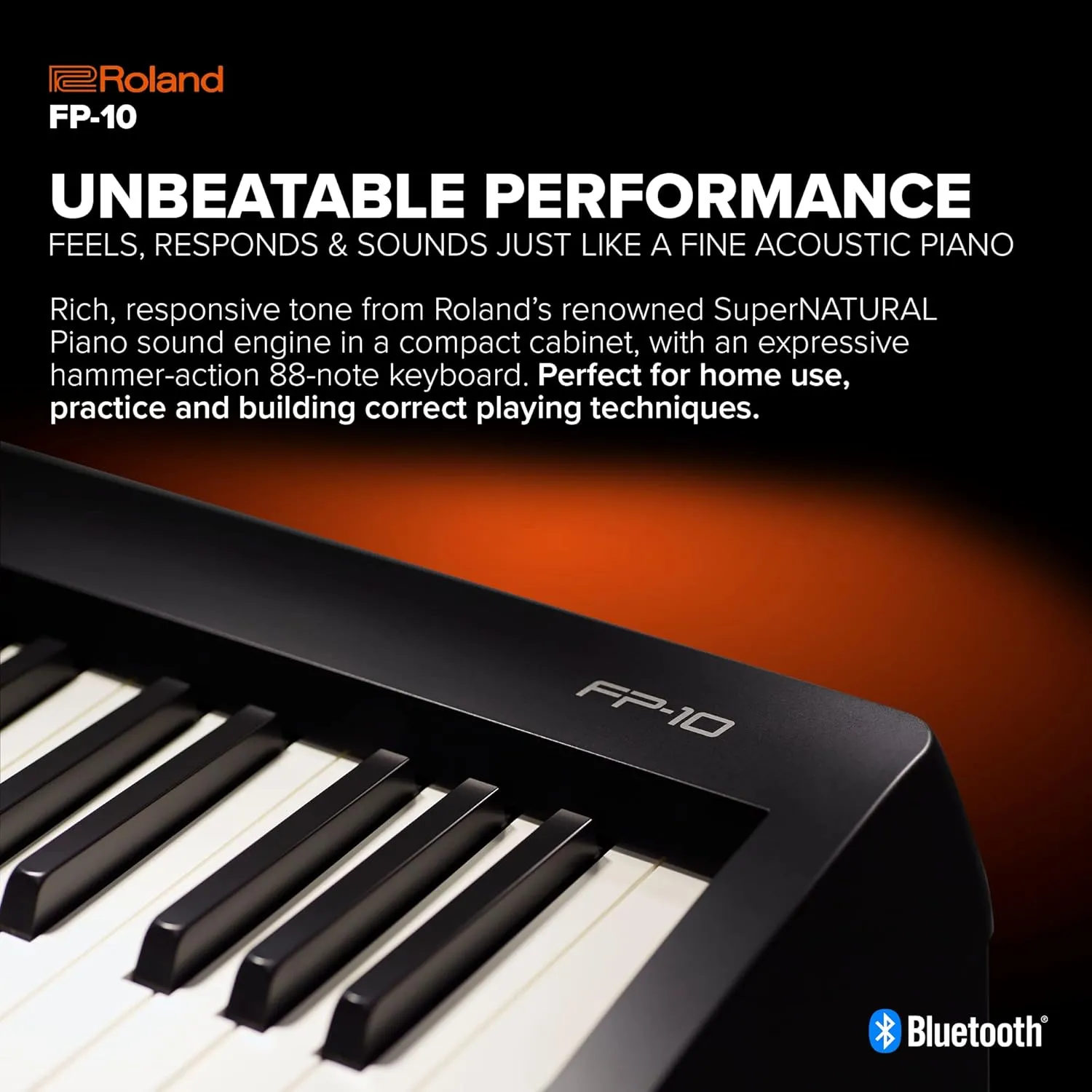 Roland FP10 BK Digital Piano