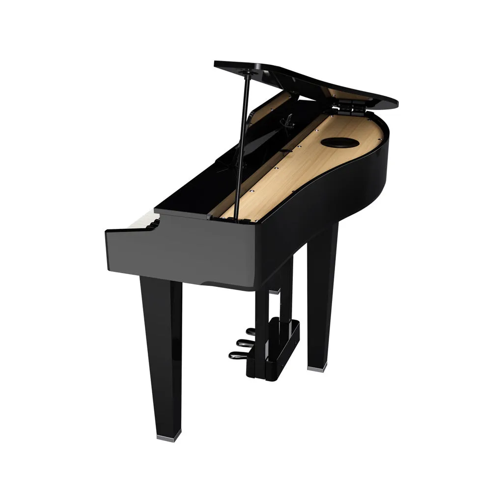 Roland GP-3 Baby Grand Digital Piano, Polished Ebony
