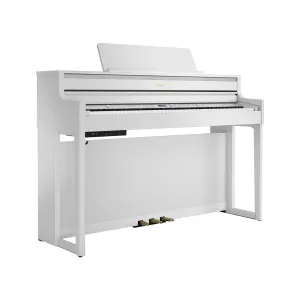 Roland HP704 Digital Piano w/Stand, White