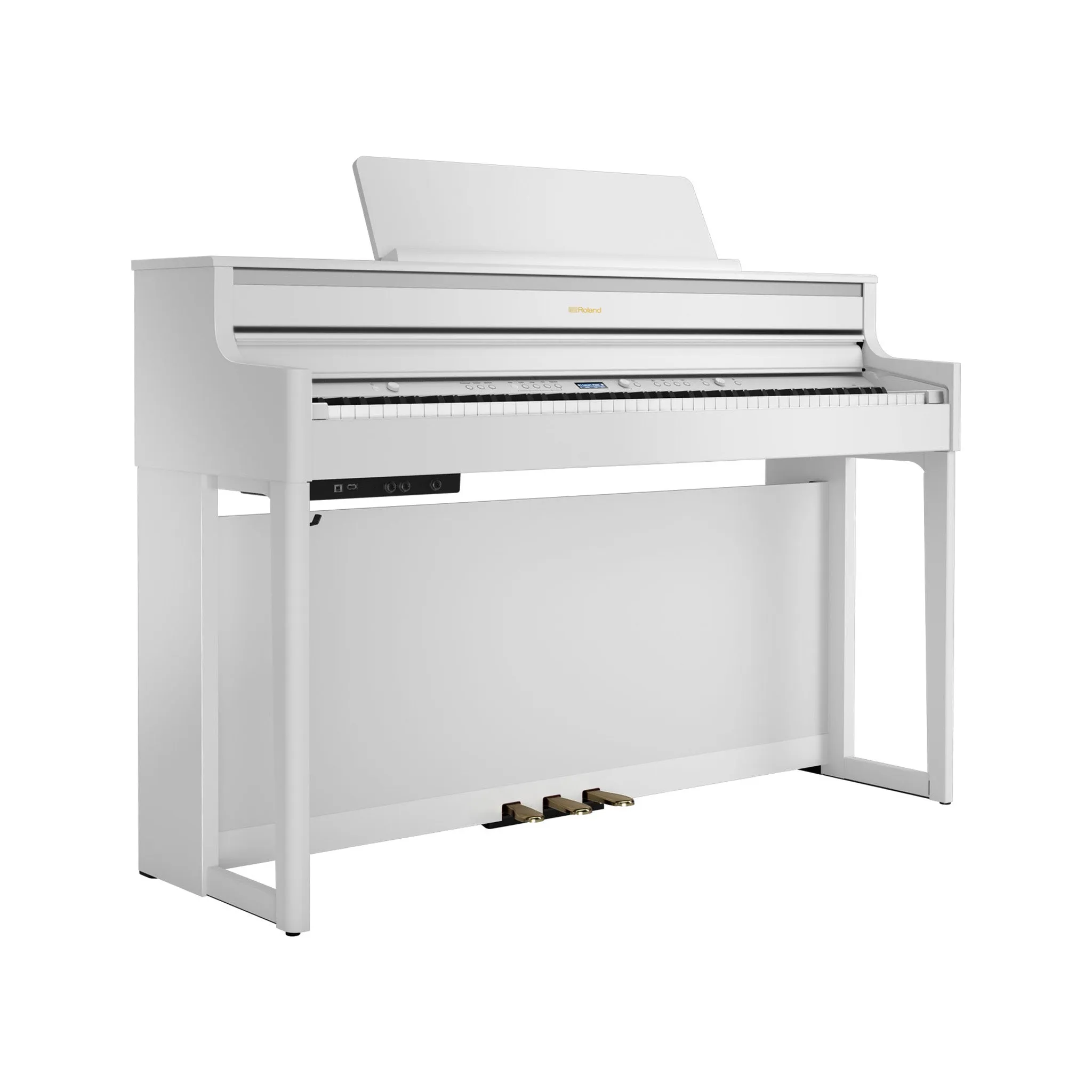 Roland HP704 Digital Piano w/Stand, White