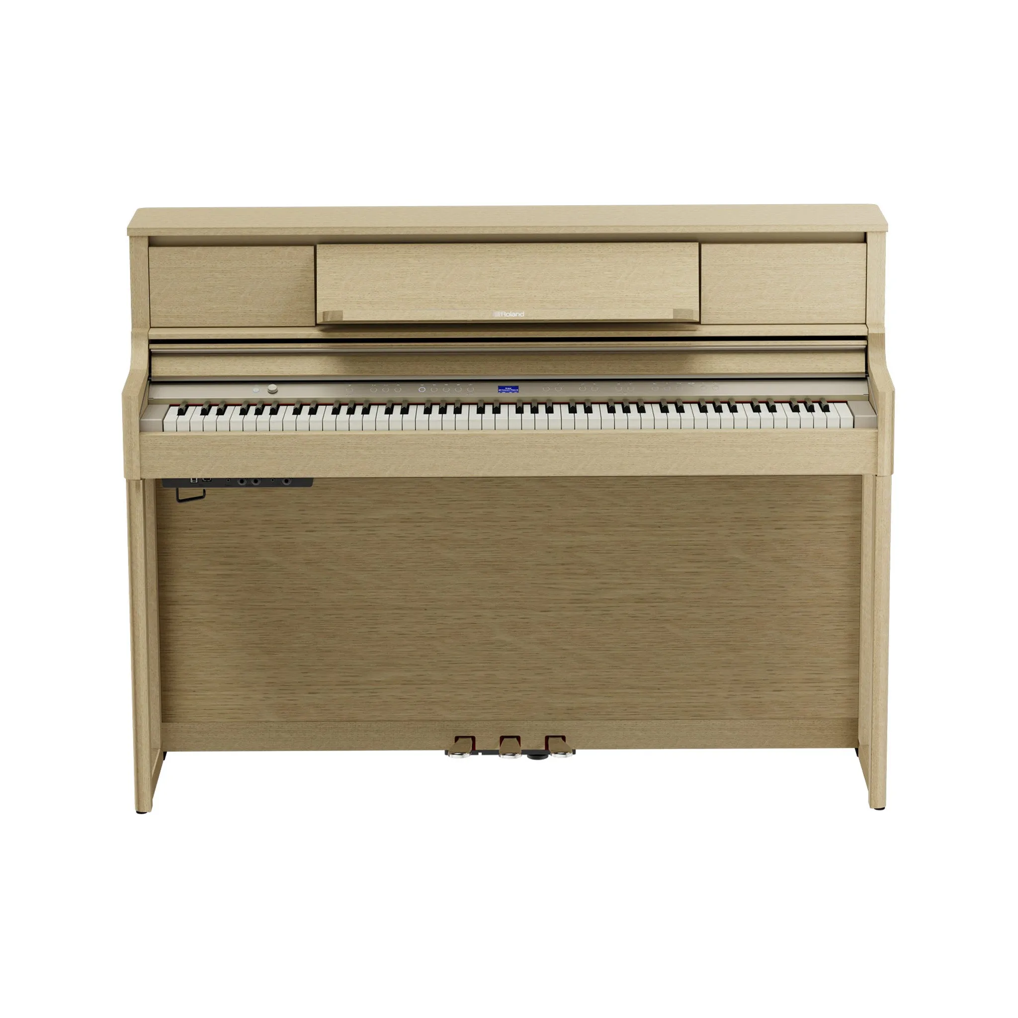 Roland LX-5 Digital Upright Piano, Light Almond
