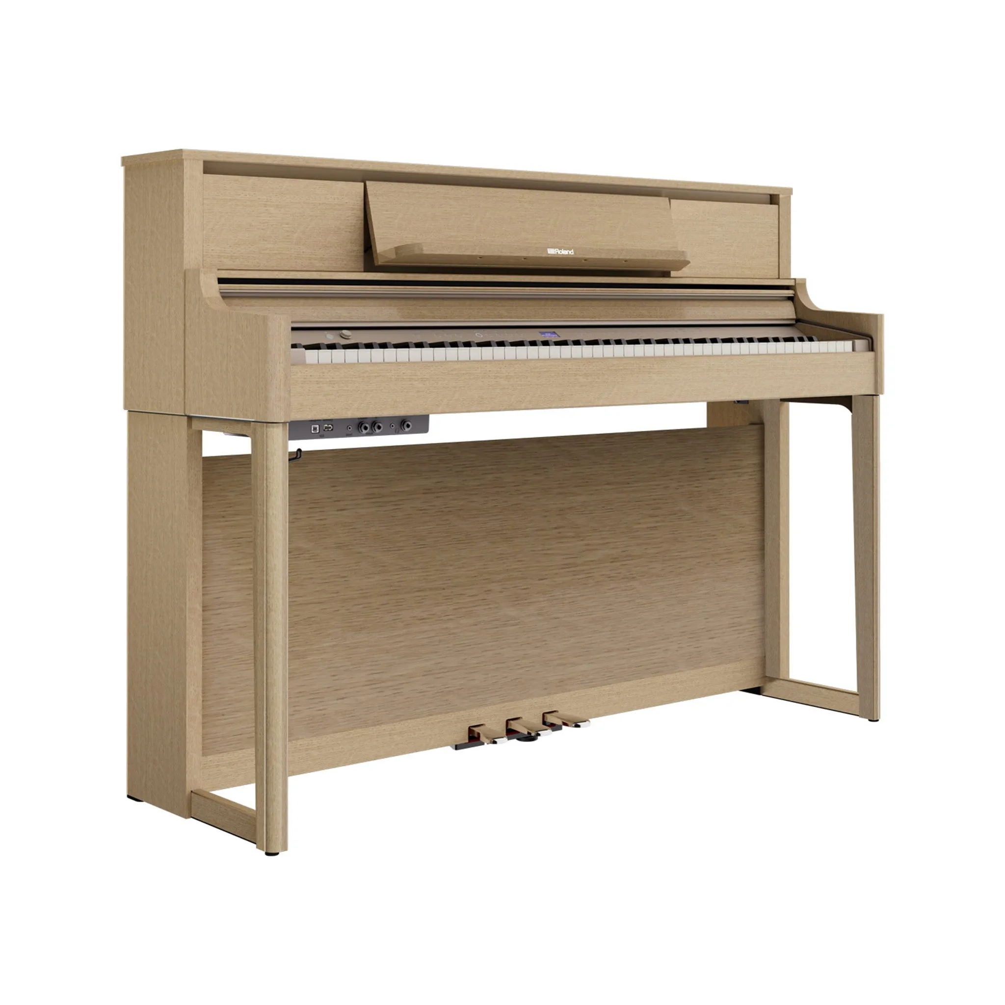 Roland LX-5 Digital Upright Piano, Light Almond