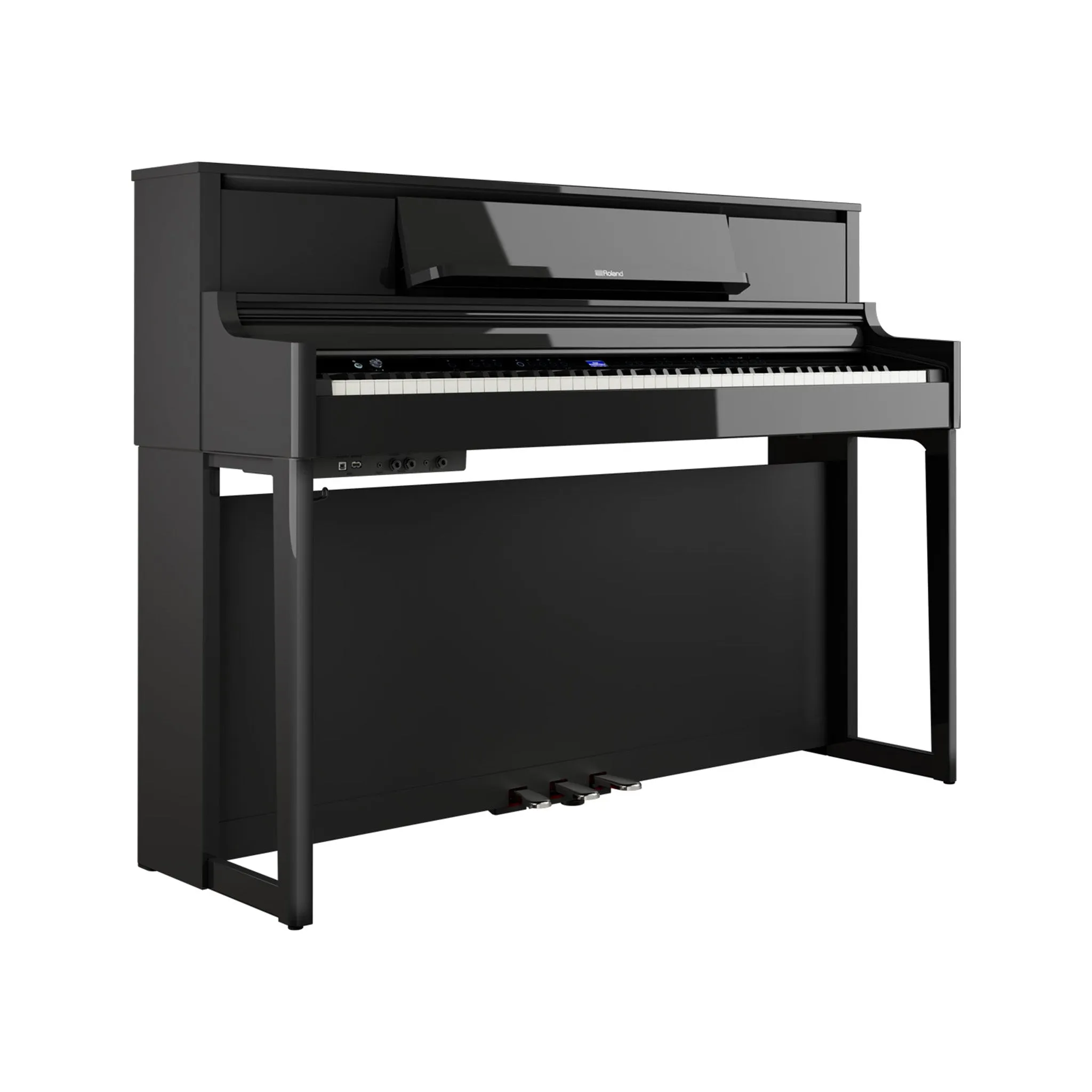 Roland LX-5 Digital Upright Piano, Polished Ebony