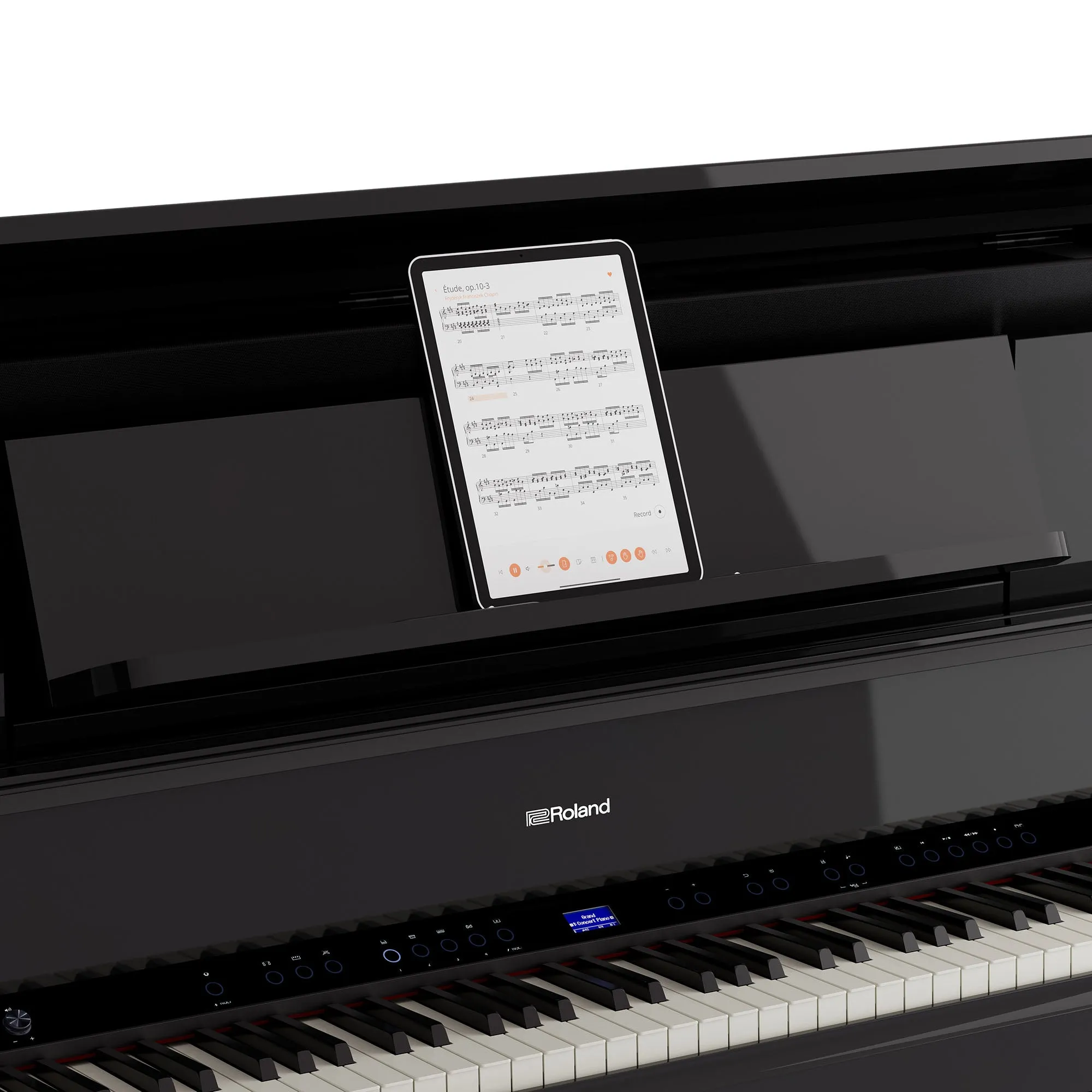 Roland LX-9-PE Digital Upright Piano Polished Ebony